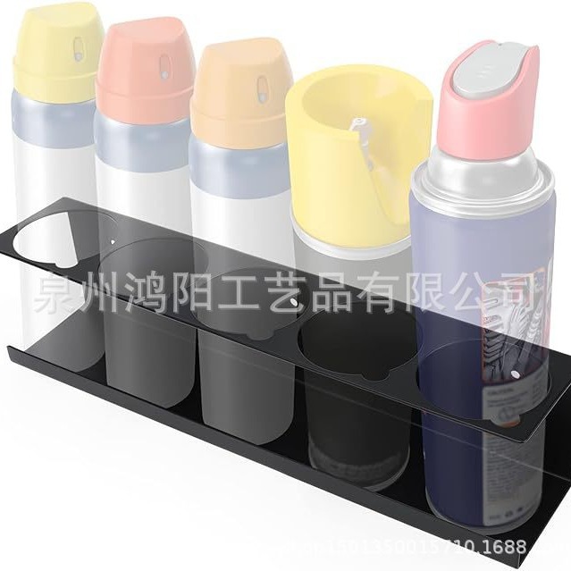 气溶胶喷雾罐架喷雾瓶架壁挂式重型钢制储物架用于车库和工作区