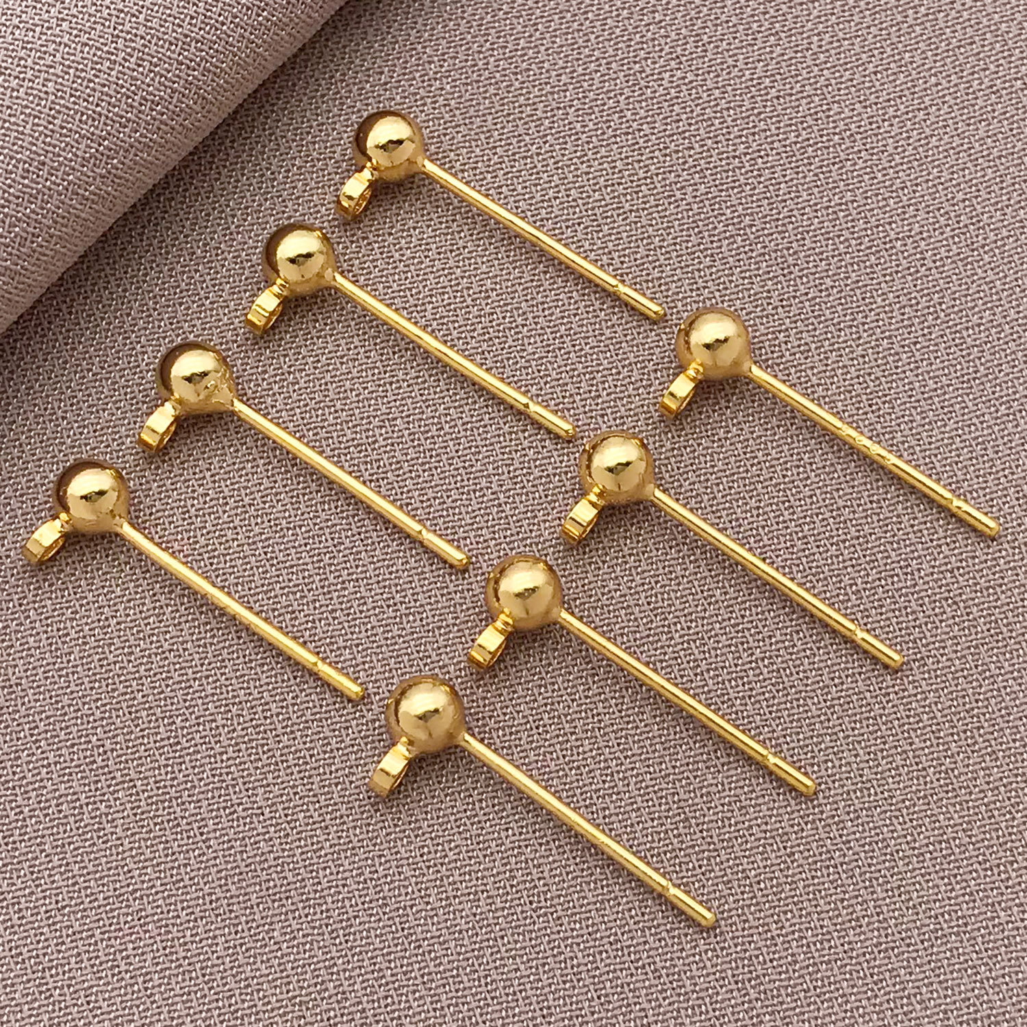 T941-3x15mm copper plated 18k real gold strong color-preserving engraving 925 st…