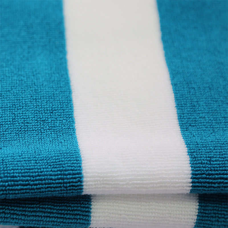 Toalla de baño a rayas teñida en hilo de algodón transfronterizo Toalla de playa de secado rápido absorbente de gran tamaño engrosada Toalla de baño suave fábrica al por mayor