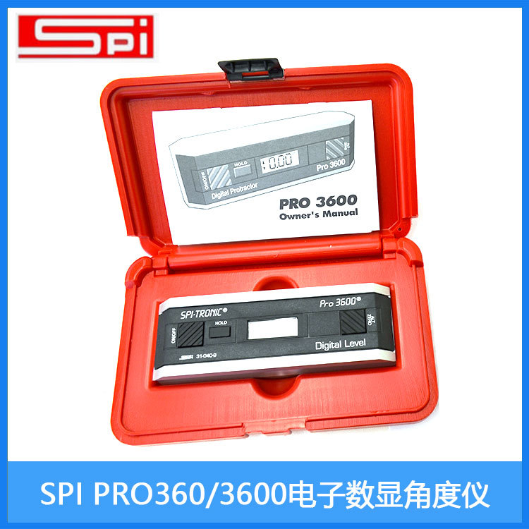 美国SPI电子角度仪PRO360/3600数显角度测量仪31-040-9/31-038-3