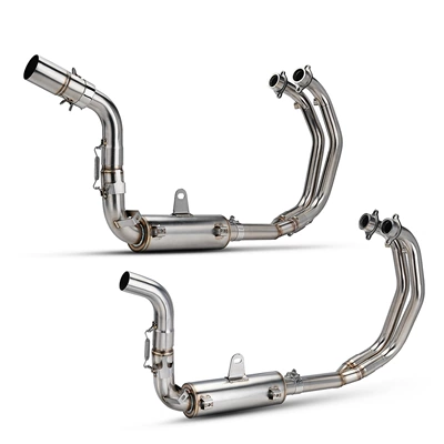 Pipe Direct Connection with High-Position | Motorcycle exhaust pipe