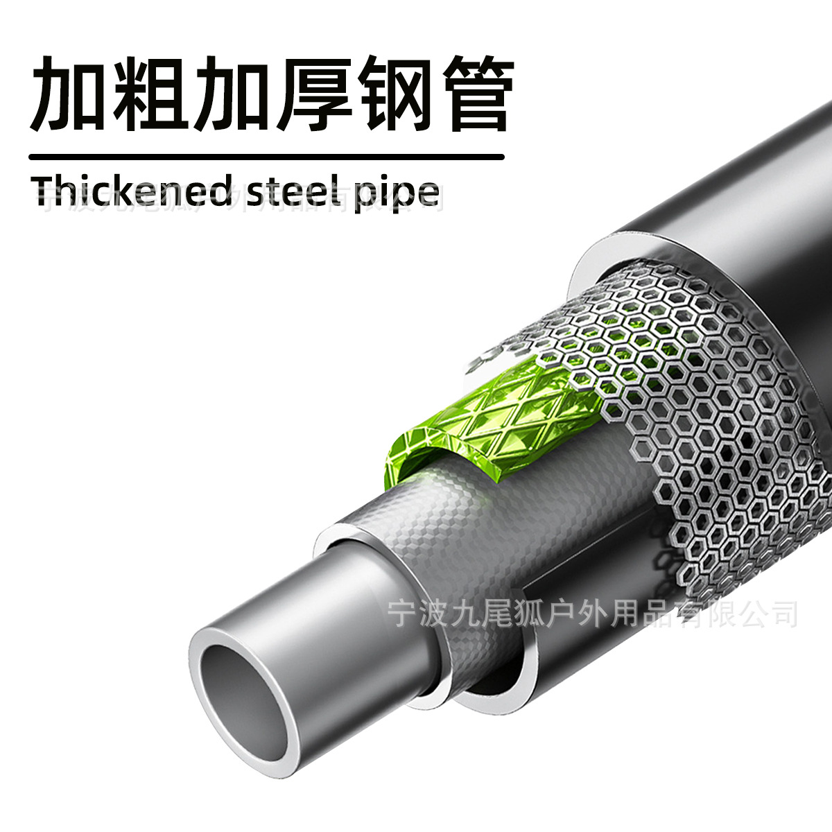 厂家直供户外折叠椅简易轻便月亮椅加厚加粗便携式露营椅子可定制