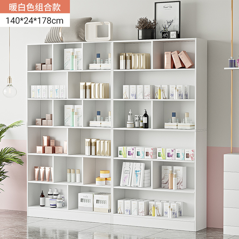 Cosméticos vitrina simple salón de belleza producto vitrina estante manicura peluquería vitrina materno e infantil tienda contenedor