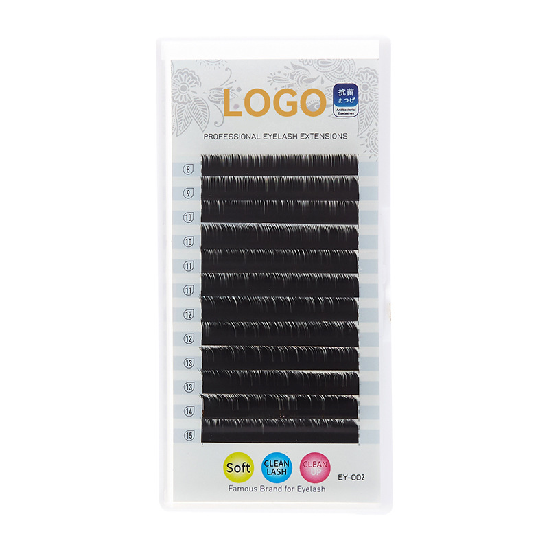 Fábrica de pestañas personalizadas L curvature Fox series caricature suave pestañas falsas natural curvature único pelo redondo en L