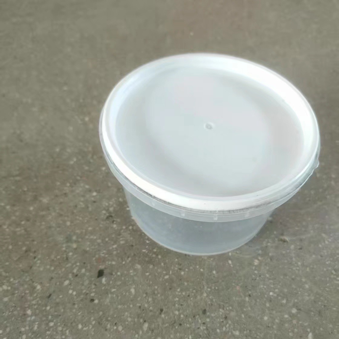 透明干蘸料塑料盒200ml调料盒调料密封盒防潮烧烤蘸料烤肉蘸料盒