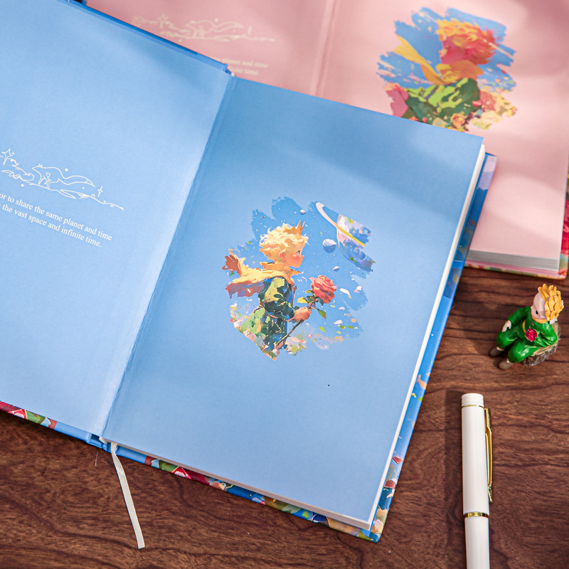 Mr. Paper Prince Libro de tapa dura Universo romántico Libro de cuentas manual de estilo ins Cuaderno de notas para estudiantes de alto valor