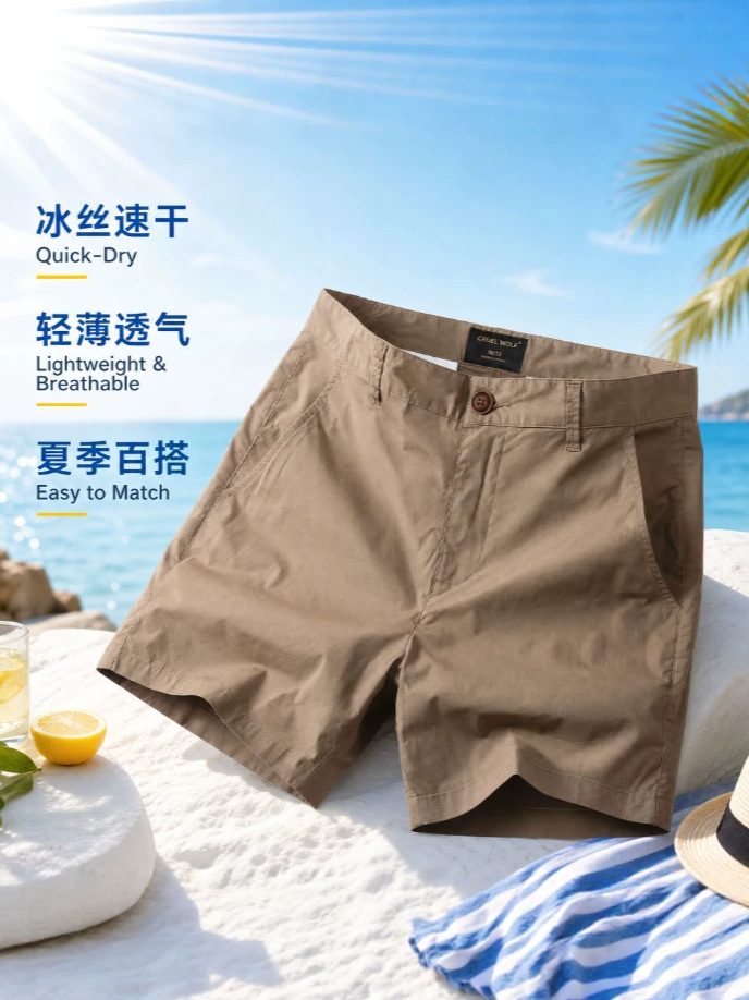 Fashionable sports shorts for leisure