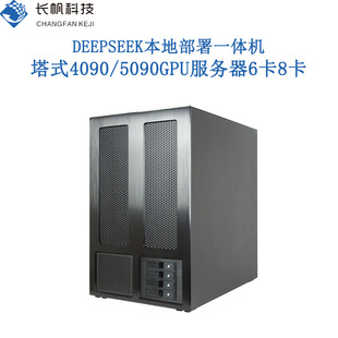 Changfan Technology Security Monitoring Storage 4090 Gpu Server Tower Deepseek Local Deployment All-In-One Machine