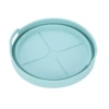 Cross pattern round baking pan (Nordic blue)