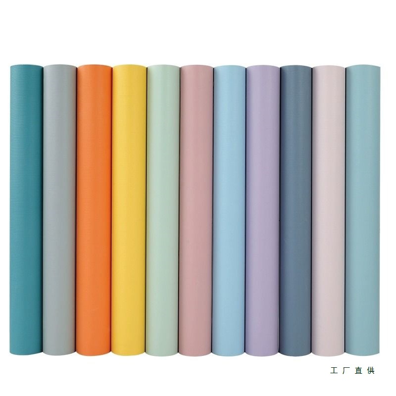 Película de sensación de piel adhesivo de gabinete de muebles renovación de armario puerta de escritorio gabinete papel pintado blanco autoadhesivo espesado adhesivo de cambio de color