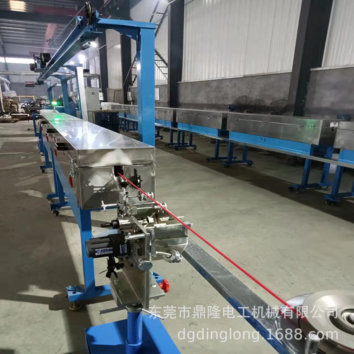 鼎隆供应电采暖硅胶高温碳纤维线硅胶发热线挤出机设备