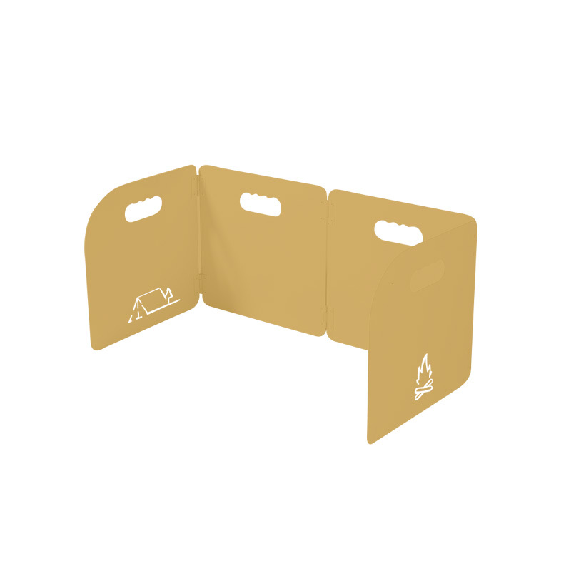 Tarjeta plegable al aire libre estufa viento escudo camping Escudo de viento al aire libre camping picnic estufa viento escudo