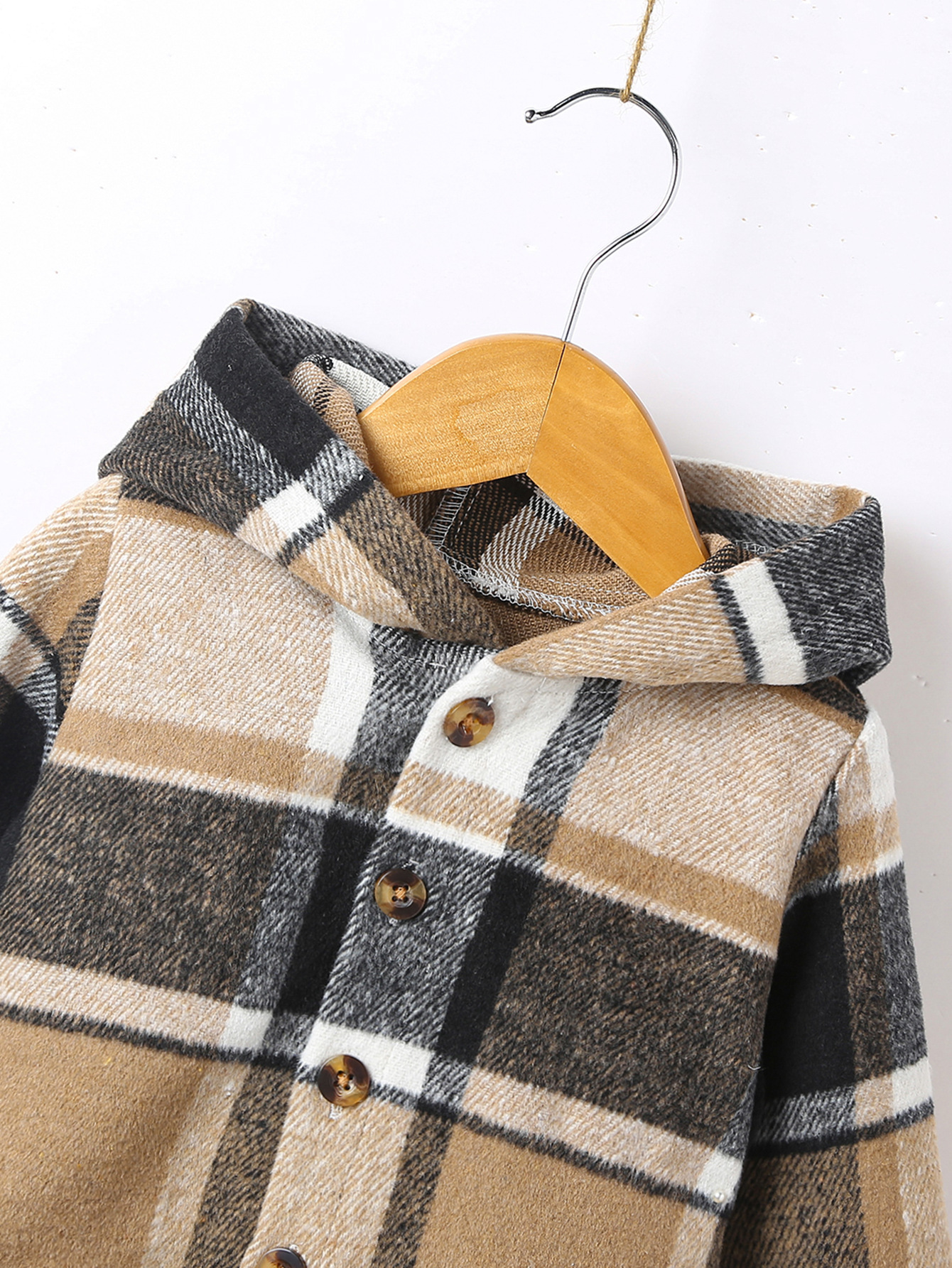 Simple Style Plaid Polyester Boys Outerwear display picture 3