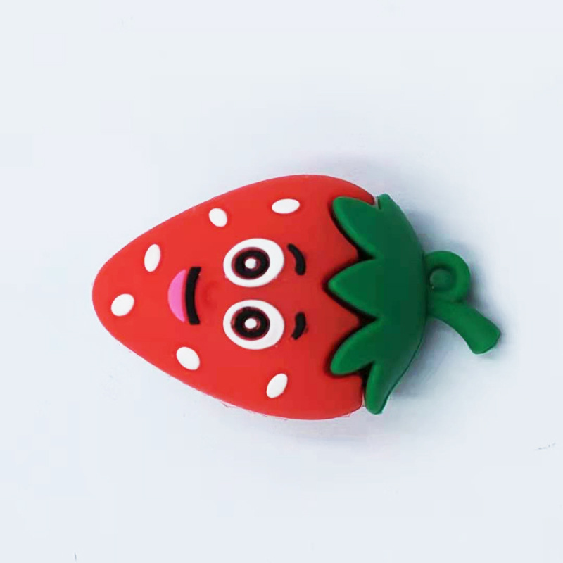 Wholesale Cartoon Three-dimensional Fruit Avocado Strawberry Shoes Buckles Nihaojewelry display picture 8