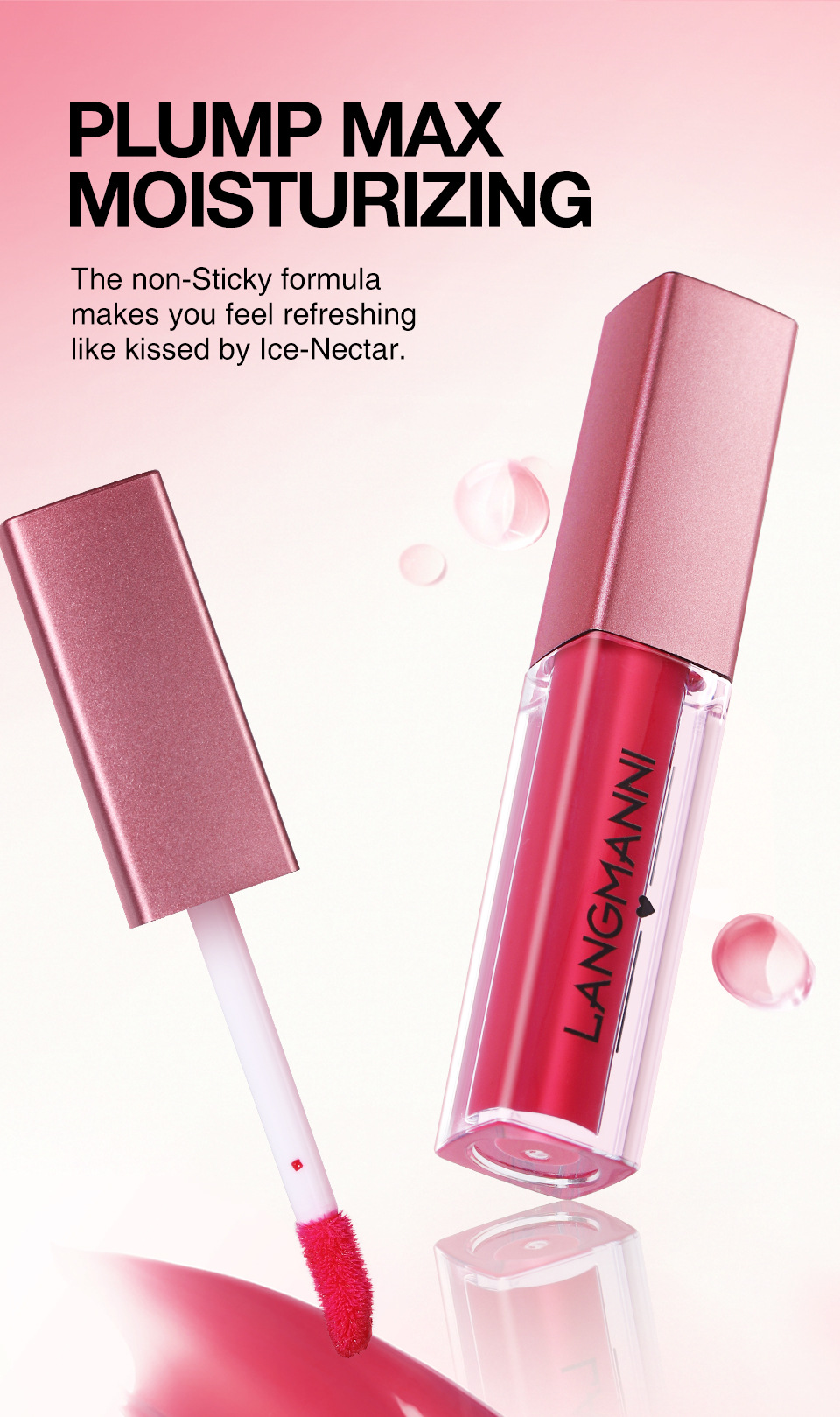 Langmanni 12-piece Lip Gloss Set, Lip Gloss, Lip Blush and Glossy Lip Gloss Gift Box Set Item Picture