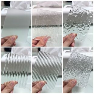 Acrylic Changhong Thick Stripesd Stone Pattern Single Sand Wide Stripesd Board Shell Board Bark Board Begonia Flower Water Ripple Board