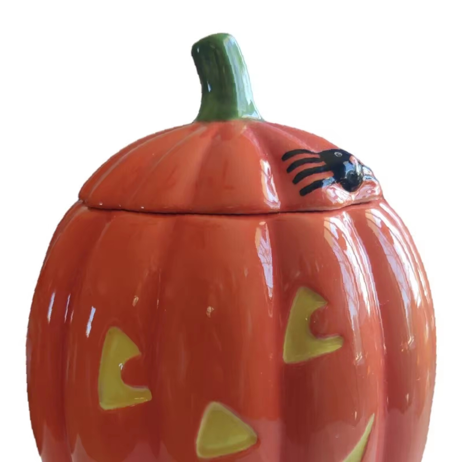 Temas de Halloween extraños calabazas cerámicas decoraciones decoraciones tazas de cerámica decoración del hogar se puede hacer cenicero