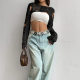 Spring and Summer 2025 New Products Amazon Europe and America Cross-border Hollow Hole Knitted Blouse Short Sweater