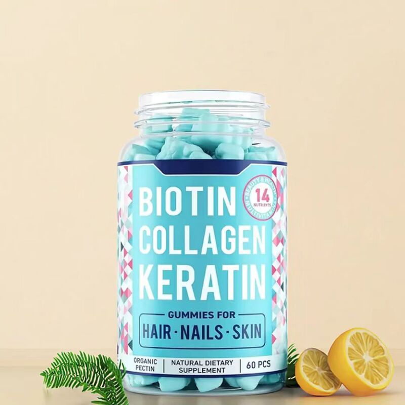 Cross-Border Supply of Nail Care, Skin Care and Hair Nutrition Biotin Gummies