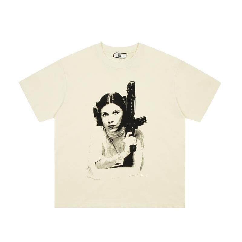 Kith X Star Wars Unisex Loose Summer Trendy Round Neck Solid Color Printed Simple Niche Short-Sleeve T-Shirt