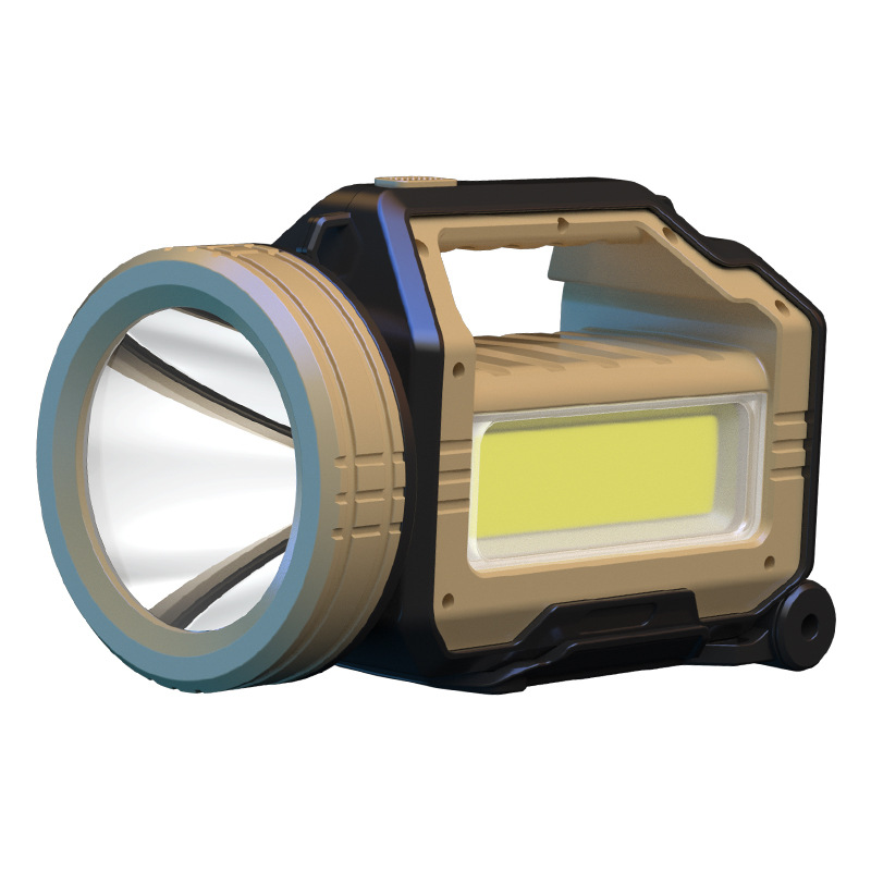 Transfronterizo nuevo P90 luz fuerte lámpara portátil multi-ángulo ajustable carga camping lámpara al aire libre multifuncional reflector