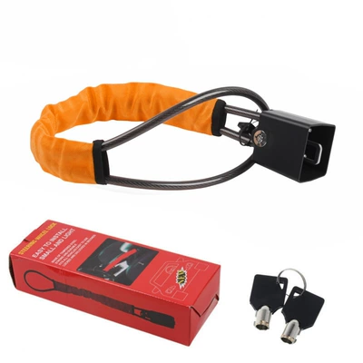 Car lock | Buckle Lock, Universal Anti-Theft Lock - orange-plum-blossom-lock-cylinder-two-keys