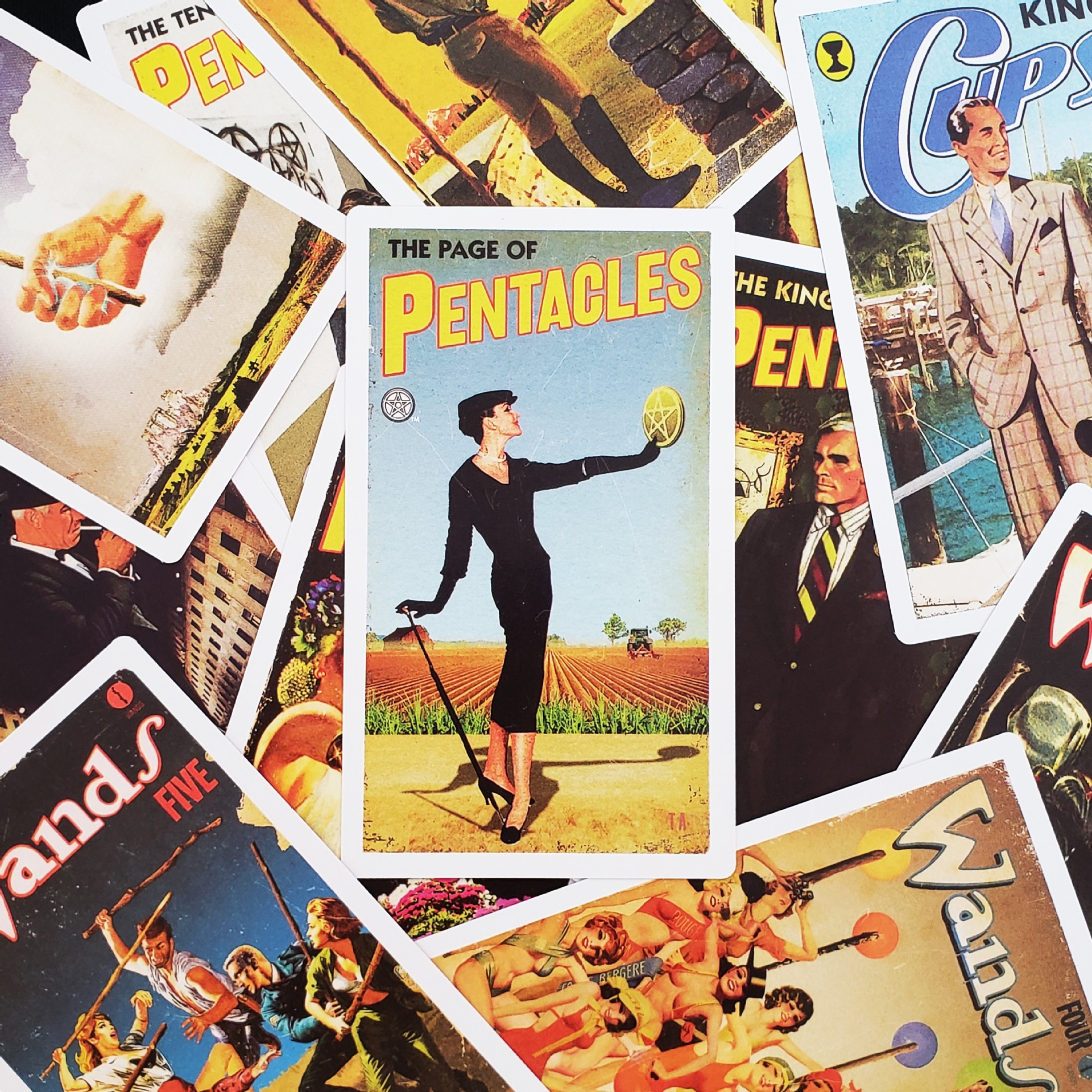 The Pulp Tarot Cards Deck For Party Games And Card Readers_voghion.com