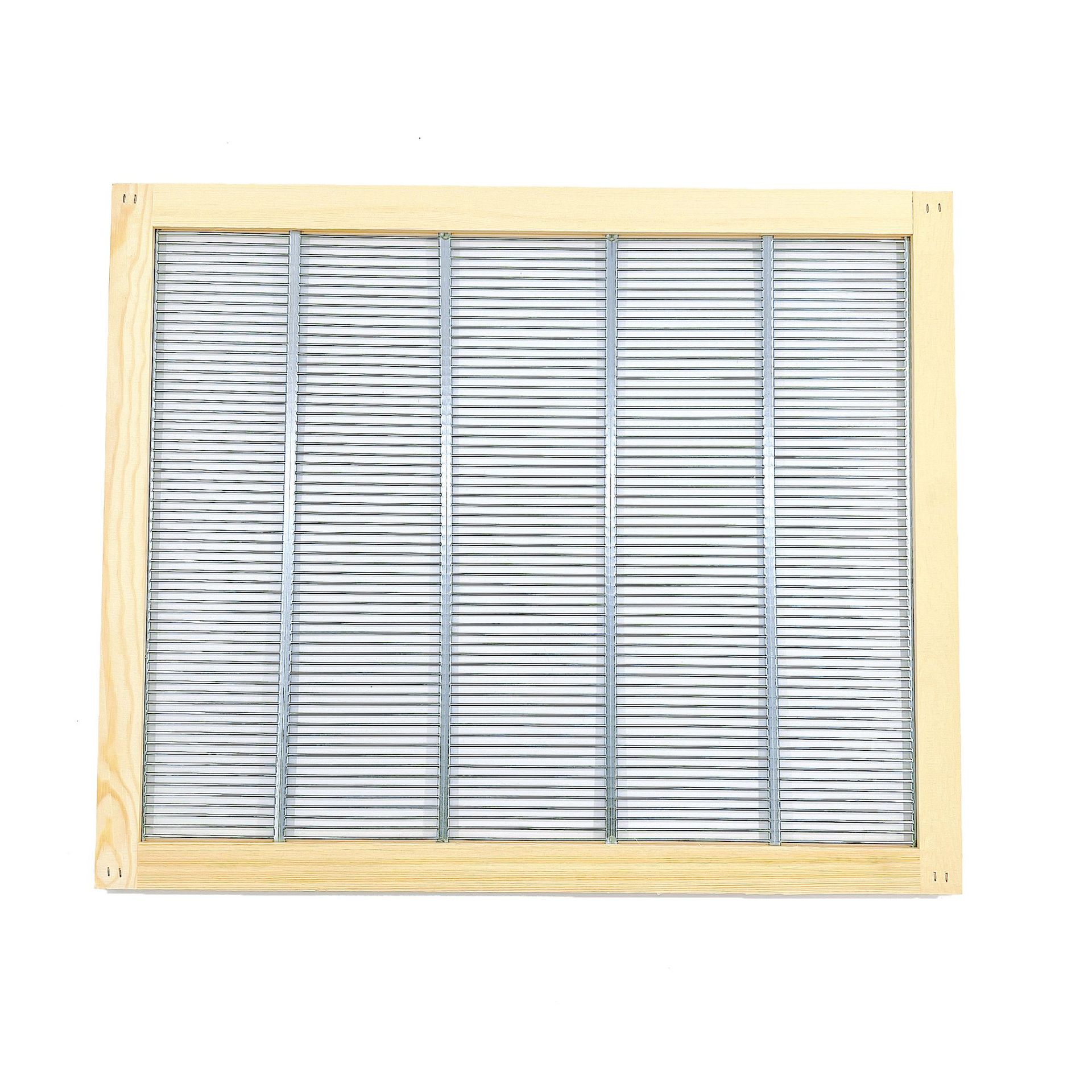 养蜂工具蜜蜂用具  木框4包边金属隔王板 蜂箱配件育王套装批发