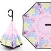 Automatic double-layer big umbrella with umbrella for car