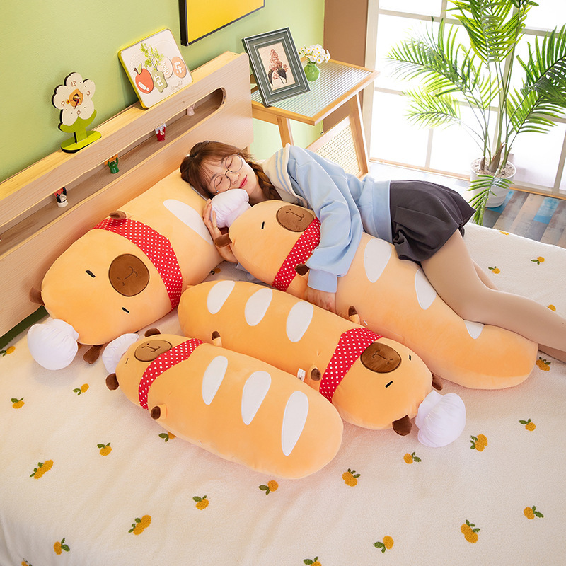 柔らかいバゲットカピバラベッド枕ぬいぐるみカピバラ枕人形ギフト用|undefined