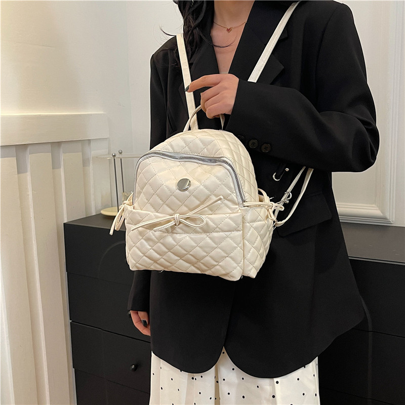 Coreano simple Chao Ling mochila para mujeres 2024 nueva moda escolar mochila de gran capacidad mochila de mano