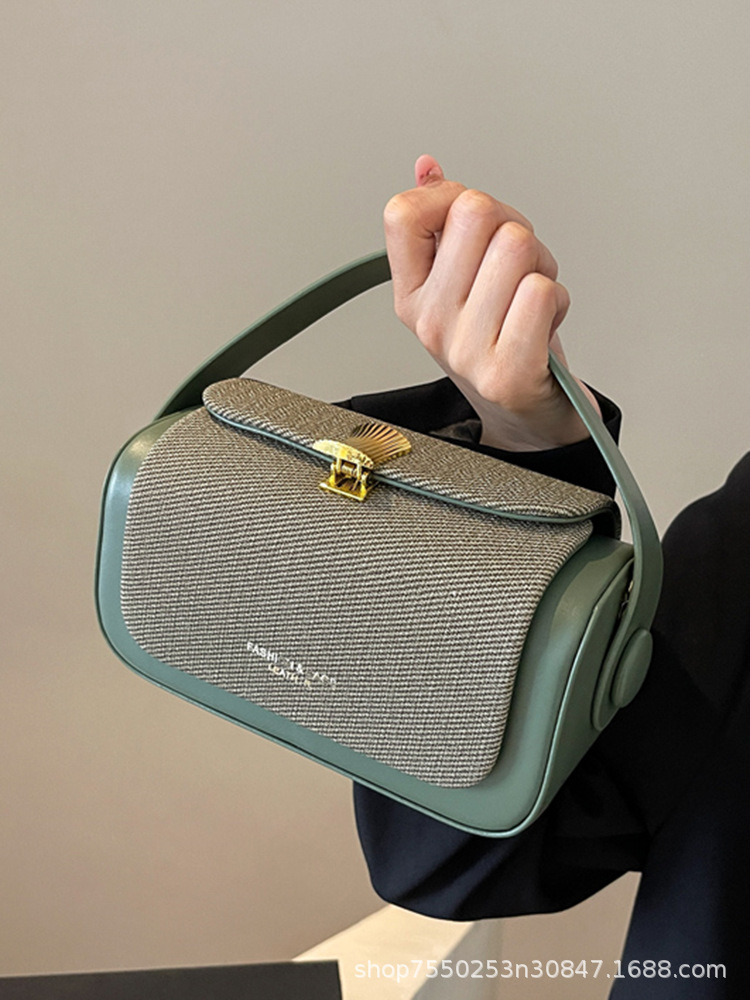 Nueva bolsa de lujo ligera, estilo nacional, estilo de alta calidad, estilo de fragancia, bolsa de hombro para mujeres, estilo universal