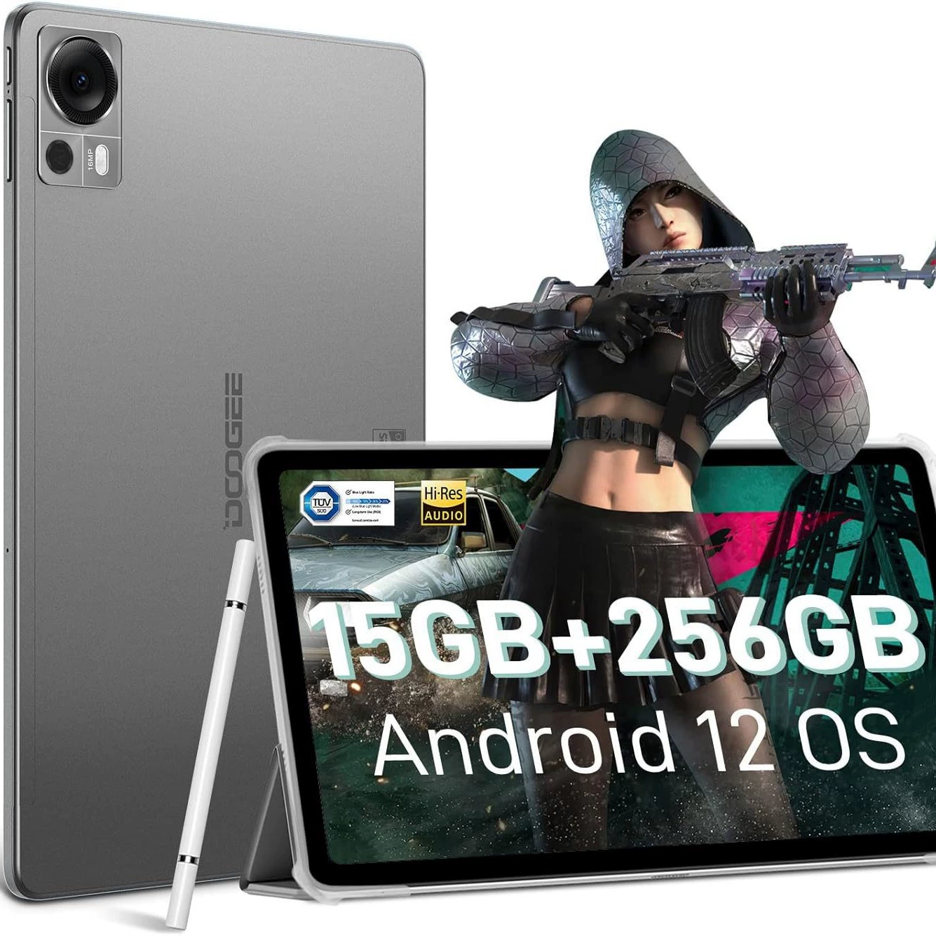 Doogee Android планшет T20, 10,4 дюйма, Android 12, планшет