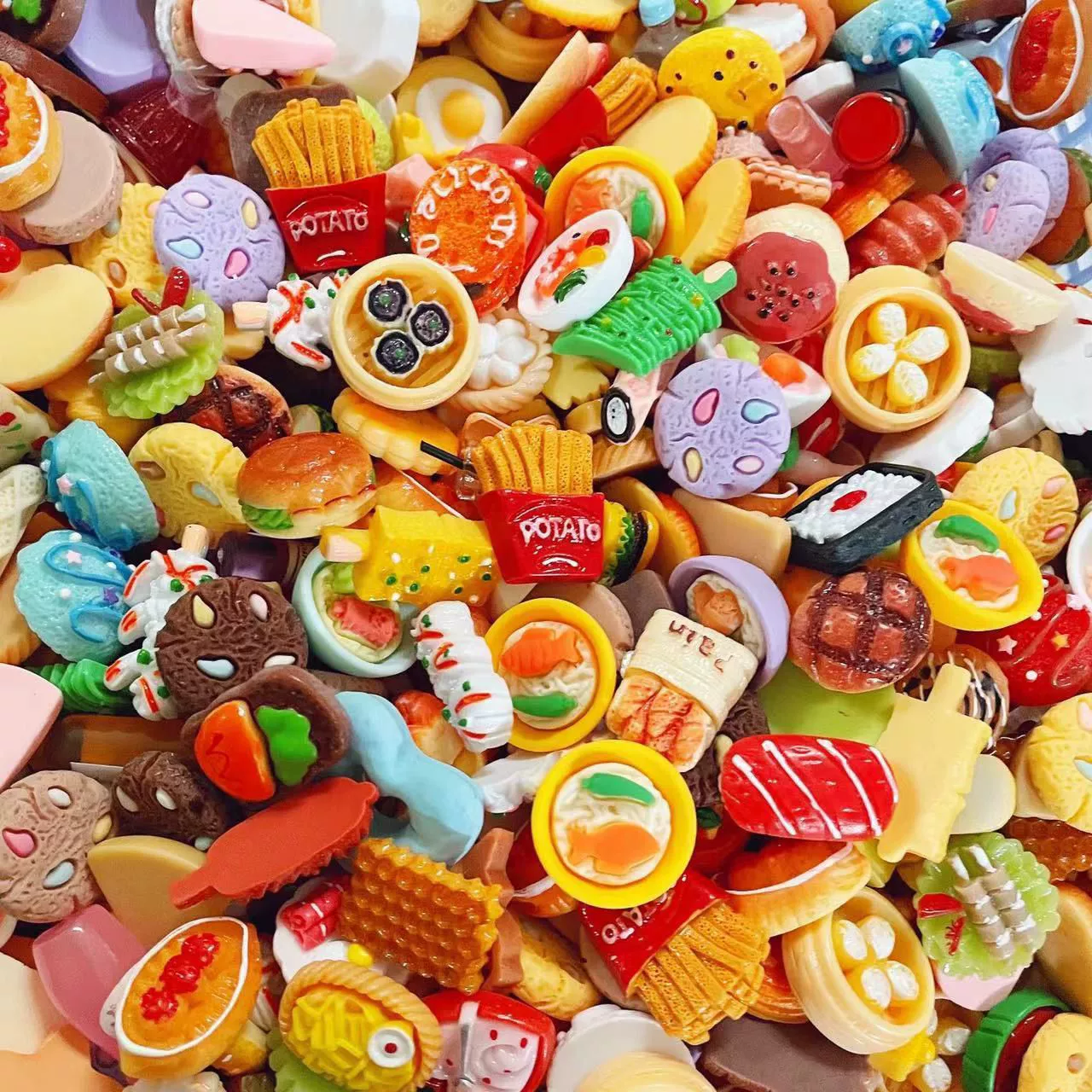 Набор миниатюрных аксессуаров для домика 1:12, смола 1–4 см, assorted напитки и закуски