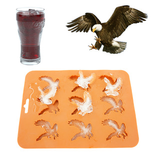 Ant Nest Silicone Ice Tray Chocolate Cookie Baking Mold DIY Creative 9-Link Cartoon Eagle Animal Ice Cube Mold