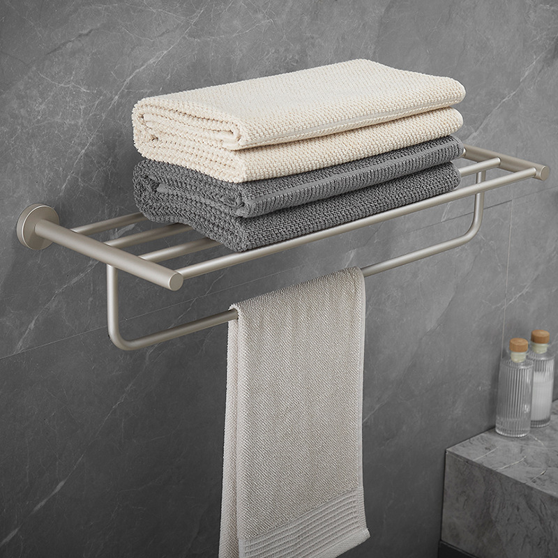 304 Stainless Steel Towel Rack Hotel Bathroom Rack Wall Hanging Bathroom Rack Bathroom Towel Rack Towel Bar