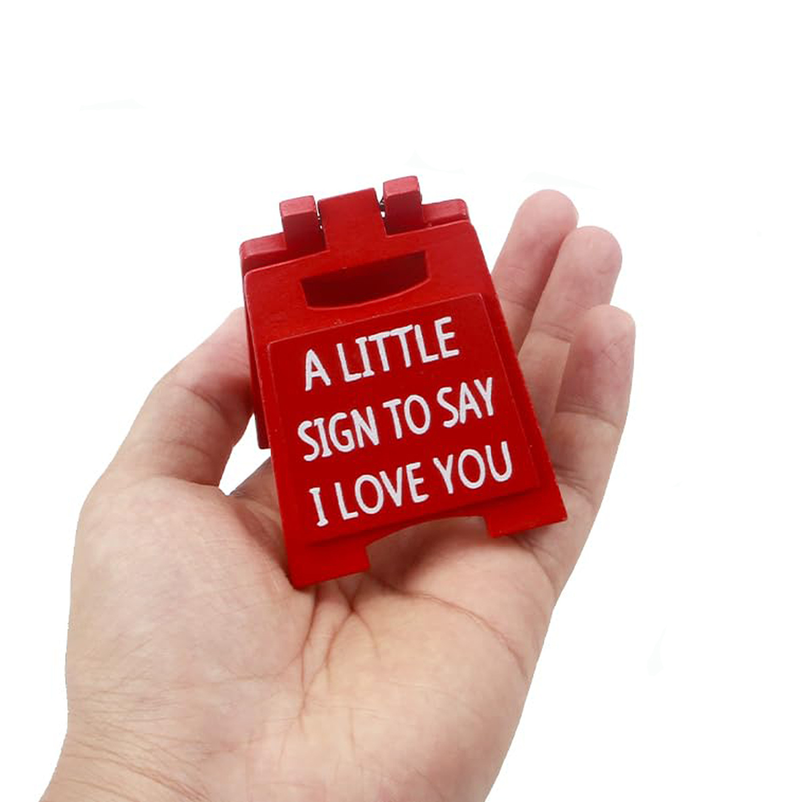 Nuevos productos transfronterizos, tarjetas de recordatorio de incentivos de oficina, adornos de escritorio creativos de madera roja, adornos de marca vertical divertidos al por mayor