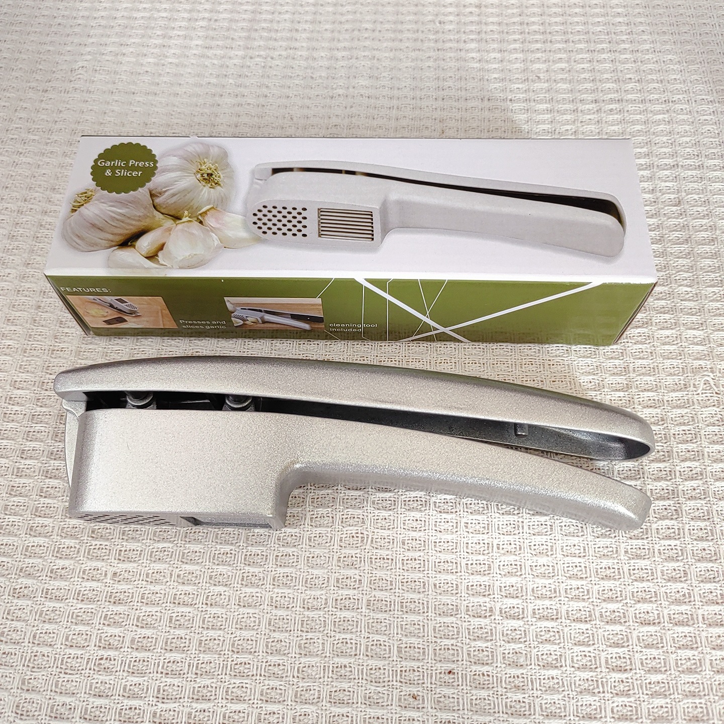 19.5cm*4.5cm 마늘 프레스 + 컬러 박스