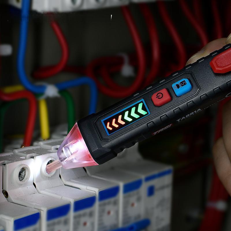 数显测电笔TA881A 电工多功能线路检测查断点 非接触感应式测电笔