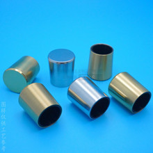 黄铜香水盖开模定制 纯铜车床空心盖子 铜本色拉丝金属盖logo定做