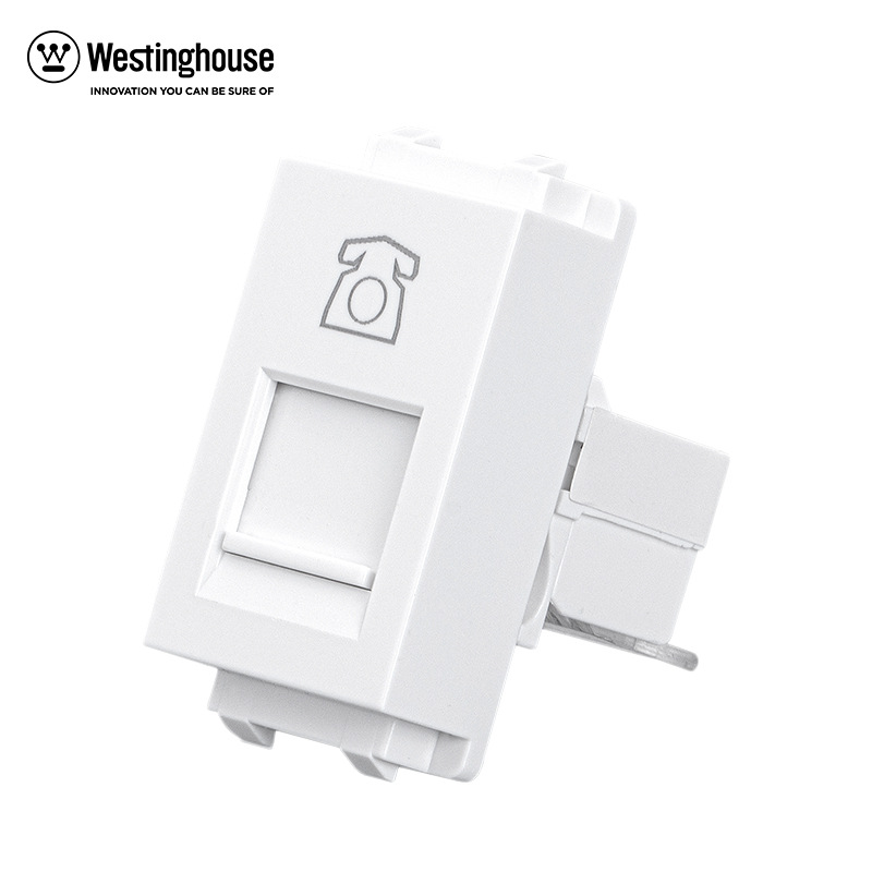 Westinghouse Westinghouse WH-DK Copper Alloy ground socket Empty frame Telephone computer television socket modular