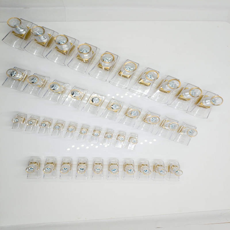 PC快速连接器10位短接并线器T85电线接头 透明接线端子BH欧规并联