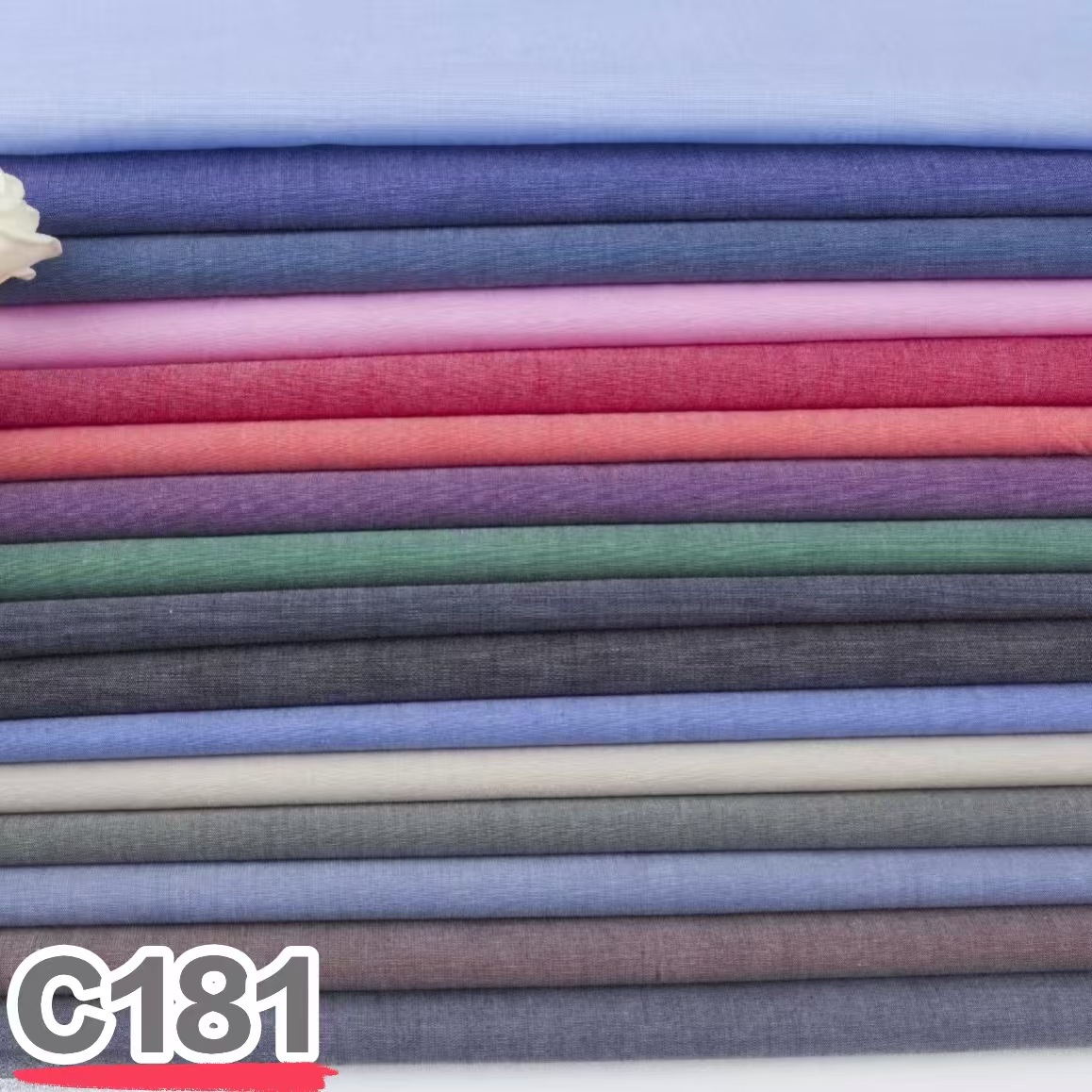 供应青年布衬衫面料厂家直发休闲运动服面料棉服里布春夏睡衣面料