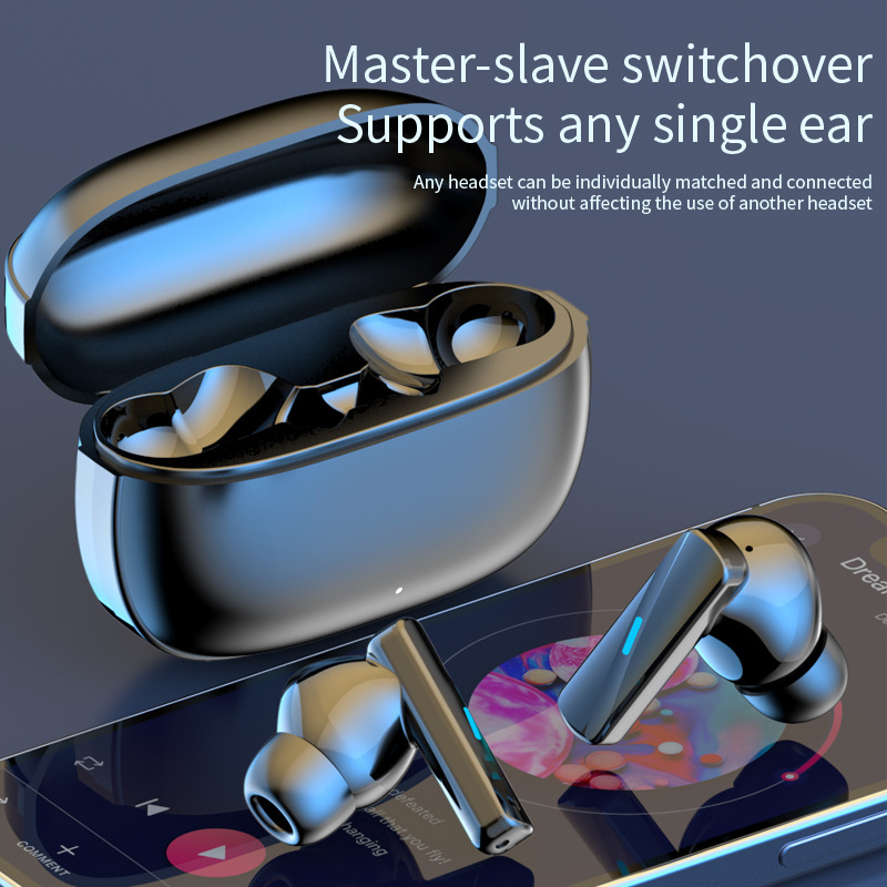 Mate50Anc Enc Wireless Bluetooth Headset 5.3 Digital Display Ear Clip Ear Type Non-In-Ear Wireless Bluetooth Dynamic Headset