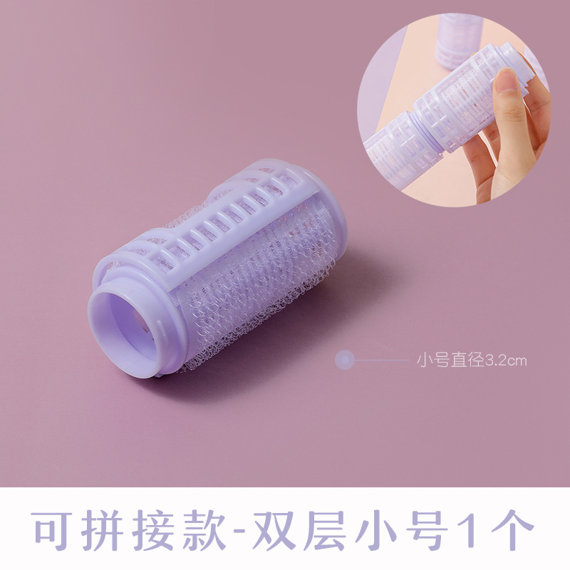 Marian empalmado aire de ocho palabras flequillo rizador de pelo plástico que forma artefacto de fijación mullido rizador de pelo autoadhesivo