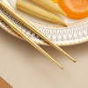 Handheld tableware stainless steel, set, straw, chopsticks, Amazon, 9 pieces