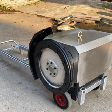 小型绳锯机万向轮定向轮耐磨胶圈设备耐磨胶圈定向轮机器厂家批