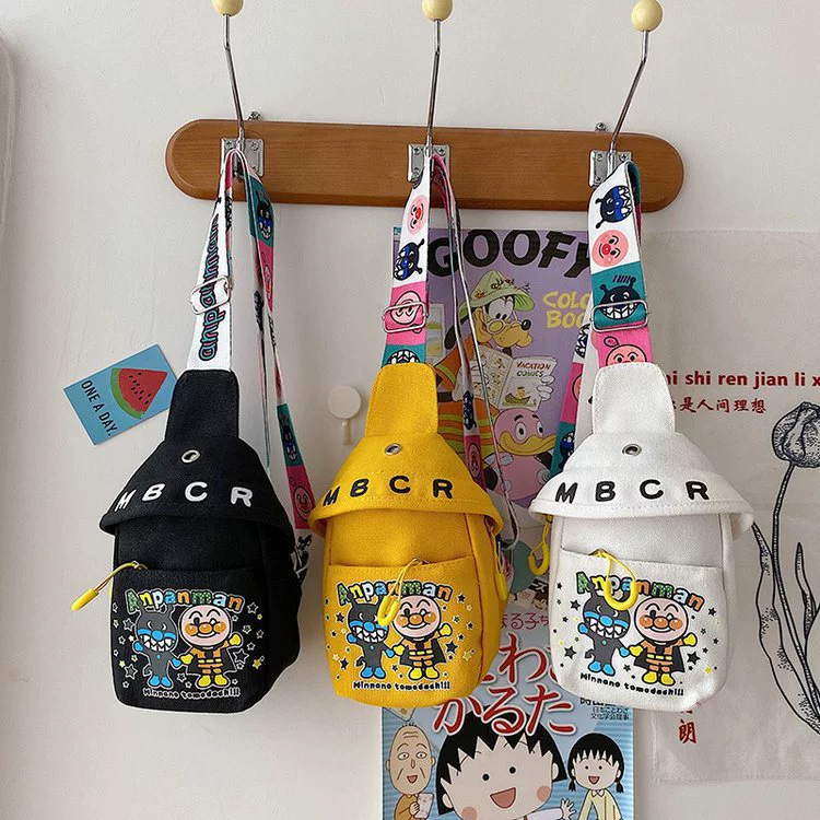 Детская сумка через плечо для внешней торговли 2025, новая сумка Anpanman, маленькая свежая модная сумка для девочек.