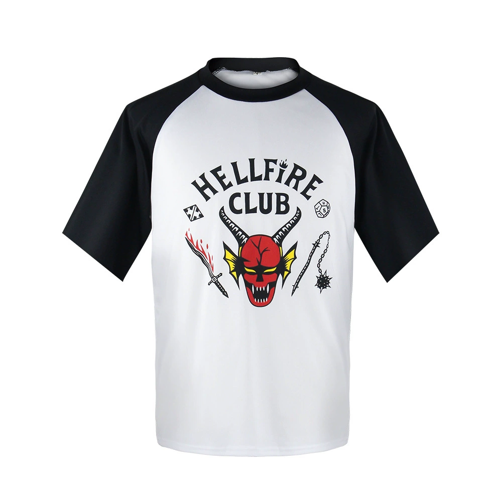 Футболка (Strange Story) Stranger Things S4 Hellfire Club дизайн, мульти-стиль, размеры XS–5XL