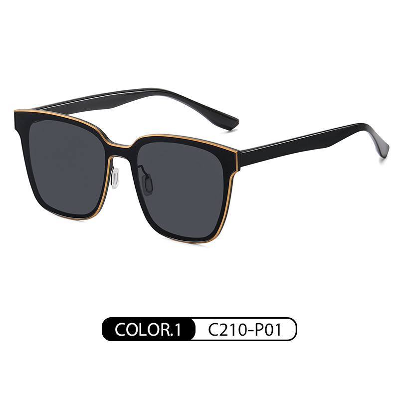 Nuevas gafas de sol mujeres GM gafas de sol de aluminio magnesio de dos colores gafas polarizadas hombres BM7701 protección solar gafas de sol de una sola pieza al por mayor